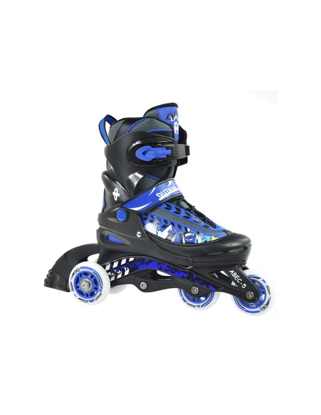 Inline Skates Outrace Inline Αυξομειούμενα Rollers Μπλε Ενηλίκων/Παιδικά