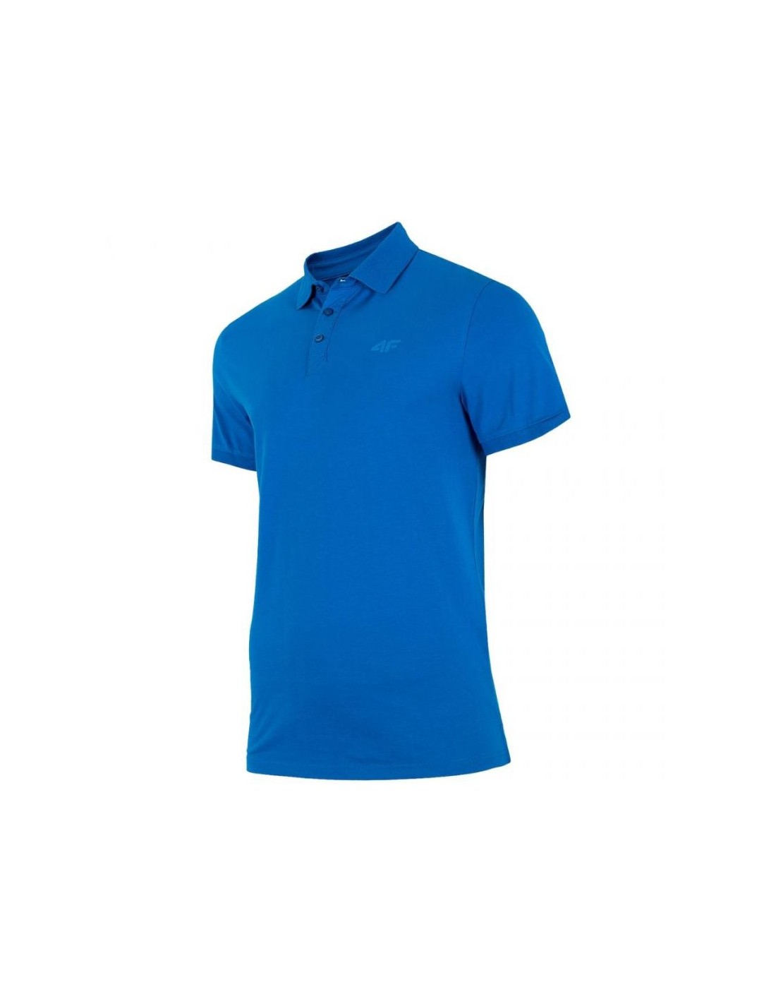 4F Ανδρικό T-shirt Polo Μπλε H4L22-TSM355-33S