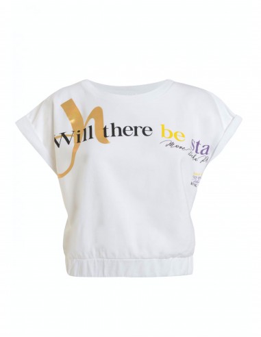 Deha Γυναικείο Crop Top Κοντομάνικο Καλοκαιρινό Λευκό B64091-10001