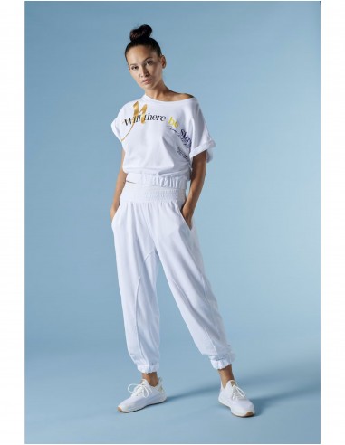 Deha Γυναικείο Crop Top Κοντομάνικο Καλοκαιρινό Λευκό B64091-10001