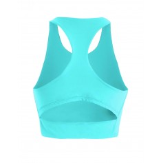 Deha Γυναικείο Αθλητικό Crop Top Αμάνικο Τιρκουάζ Τιρκουάζ B64201-55601