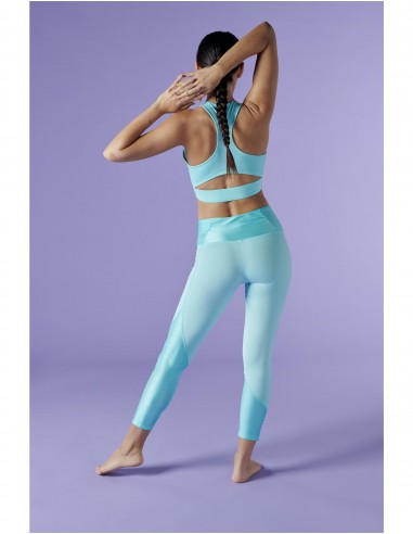 Deha Γυναικείο Αθλητικό Crop Top Αμάνικο Τιρκουάζ Τιρκουάζ B64201-55601