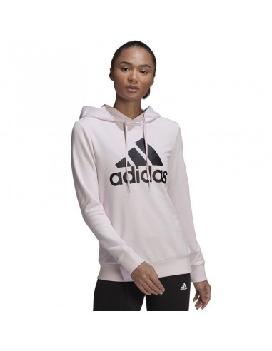 Adidas Essentials Relaxed Γυναικείο Φούτερ με Κουκούλα Almost Pink HD1707