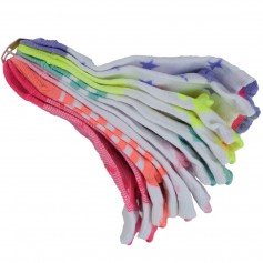 Skechers Girls 6pk3D Heart Low Cut S116502-MULT