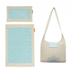 Acupressure mat pillow SMJ sport YG009 Premium Eco (flax, coconut, buckwheat)