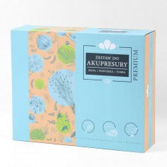 Acupressure mat pillow SMJ sport YG009 Premium Eco (flax, coconut, buckwheat)