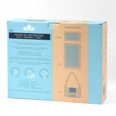 Acupressure mat pillow SMJ sport YG009 Premium Eco (flax, coconut, buckwheat)