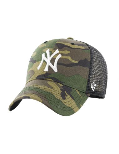 47 Brand New York Yankees Ανδρικό Jockey με Δίχτυ Πράσινο Camo B-CBRAN17GWP-CMF