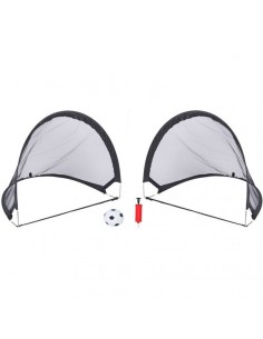 Set of 2 Dunlop Pop Up 100982 football goals