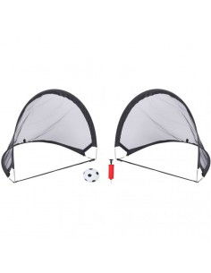 Set of 2 Dunlop Pop Up 100982 football goals