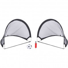 Set of 2 Dunlop Pop Up 100982 football goals