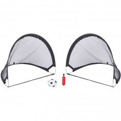 Set of 2 Dunlop Pop Up 100982 football goals