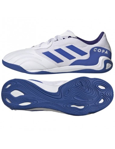 Adidas Sense.3 IN GV8776 Χαμηλά Ποδοσφαιρικά Παπούτσια Σάλας Λευκά