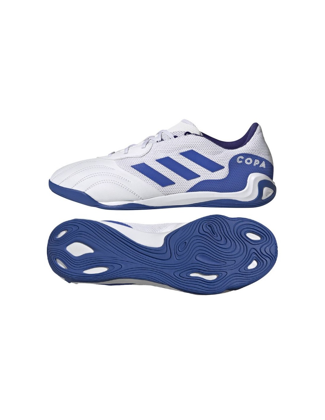Adidas Sense.3 IN GV8776 Χαμηλά Ποδοσφαιρικά Παπούτσια Σάλας Λευκά