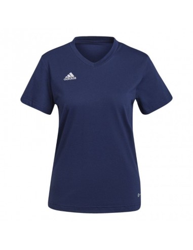 Adidas Entrada 22 Î“Ï…Î½Î±Î¹ÎºÎµÎ¯Î¿ Î‘Î¸Î»Î·Ï„Î¹ÎºÏŒ T-shirt Î¼Îµ V Î›Î±Î¹Î¼ÏŒÎºÎ¿ÏˆÎ· Navy ÎœÏ€Î»Îµ HC0440