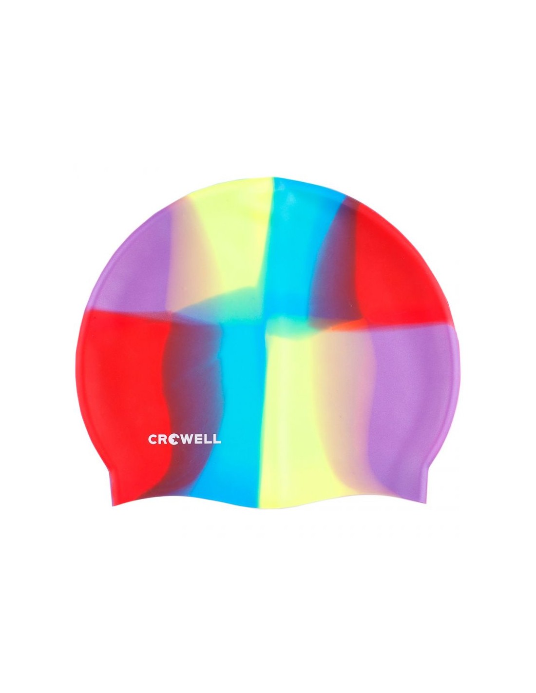 Crowell Multi Flame 04 Σκουφάκι Κολύμβησης Ενηλίκων από Σιλικόνη Μπλε