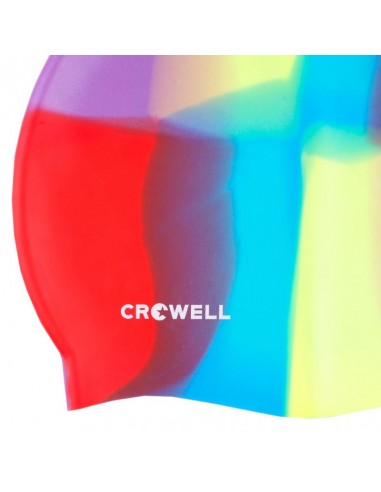 Crowell Multi-Flame-10 silicone swim cap