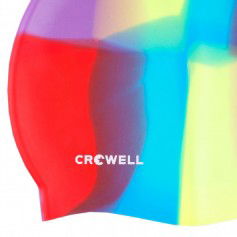 Crowell Multi-Flame-10 silicone swim cap