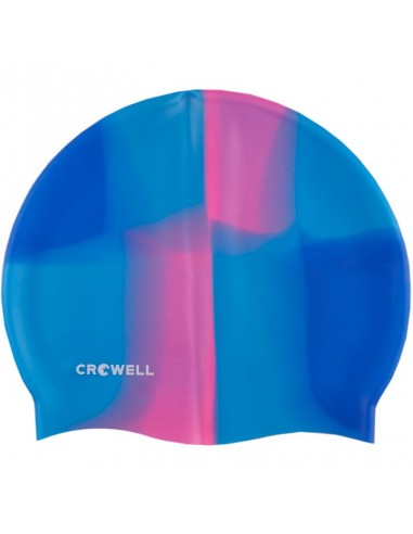 Crowell Multi-Flame-09 silicone swim cap