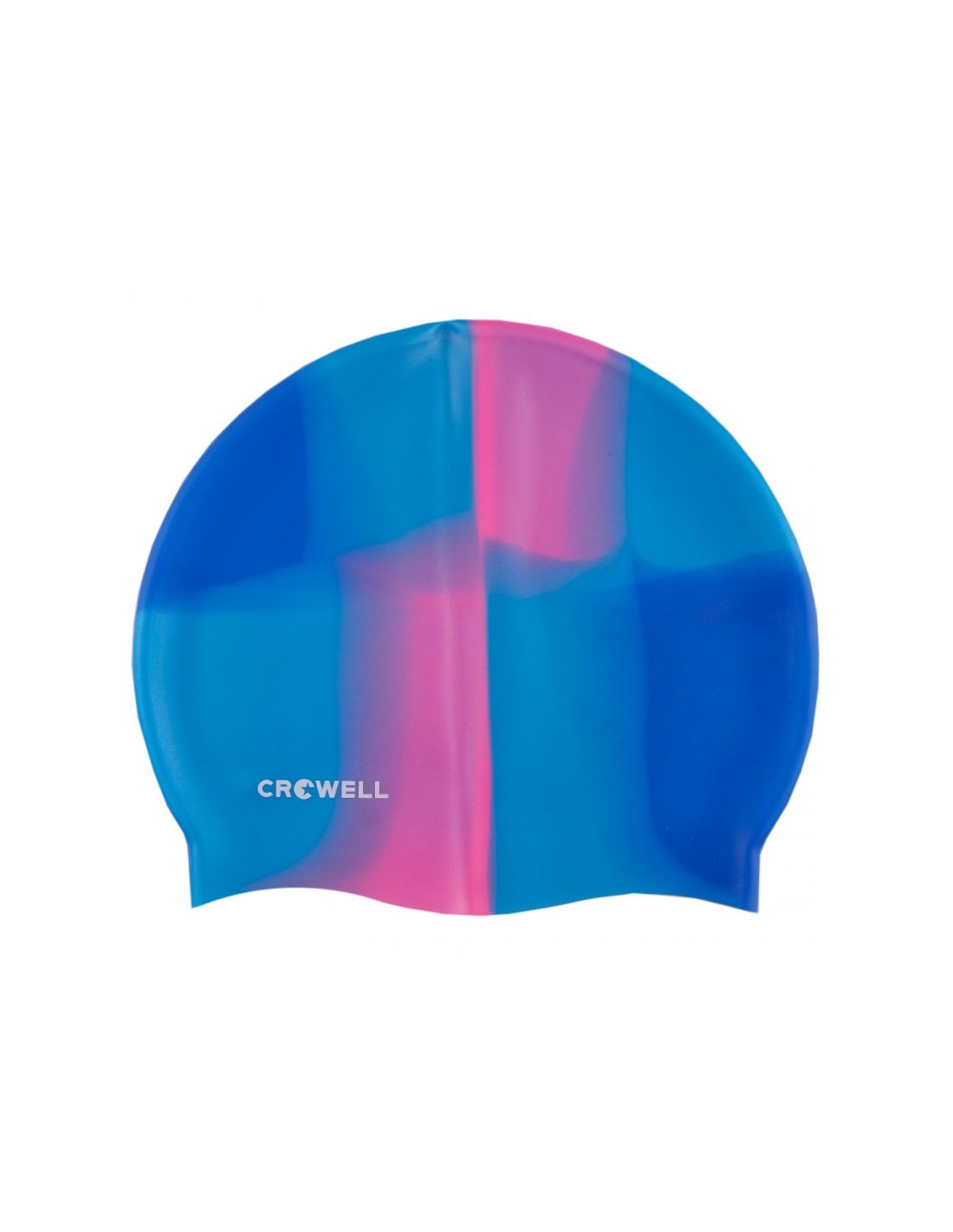 Crowell Multi Flame 04 Σκουφάκι Κολύμβησης Ενηλίκων από Σιλικόνη Μπλε