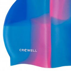 Crowell Multi-Flame-09 silicone swim cap