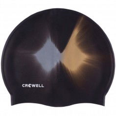 Crowell Multi-Flame-08 silicone swim cap