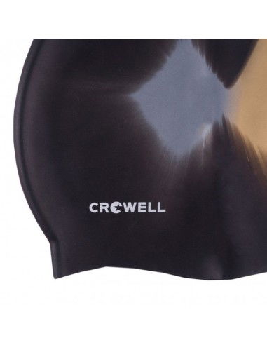 Crowell Multi-Flame-08 silicone swim cap
