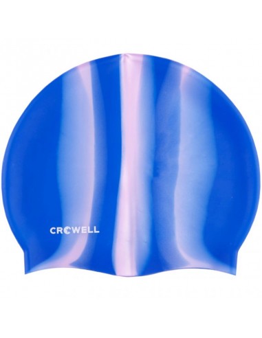 Crowell Multi-Flame MULTI-FLAME-06 Σκουφάκι Κολύμβησης Ενηλίκων από Σιλικόνη Μπλε