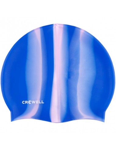 Crowell Multi-Flame-06 silicone swim cap