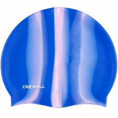 Crowell Multi-Flame-06 silicone swim cap