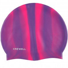 Crowell Multi-Flame-05 silicone swim cap