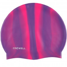 Crowell Multi-Flame-05 silicone swim cap