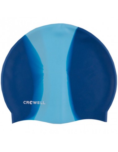 Crowell Multi Flame 04 Σκουφάκι Κολύμβησης Ενηλίκων από Σιλικόνη Μπλε