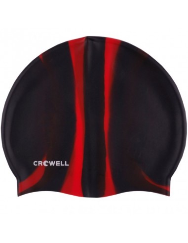 Crowell Multi-Flame-01 silicone swim cap