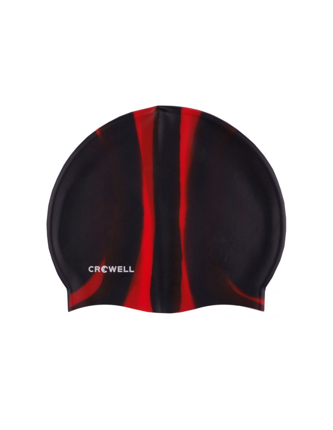 Crowell Multi-Flame MULTI-FLAME-01 Σκουφάκι Κολύμβησης Ενηλίκων από Σιλικόνη Μαύρο