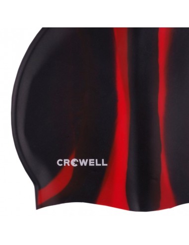 Crowell Multi-Flame-01 silicone swim cap