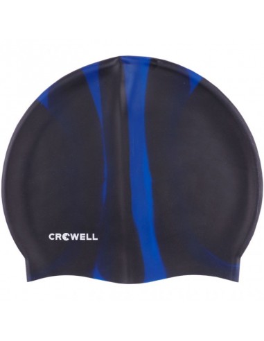 Crowell Multi-Flame-11 silicone swim cap