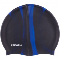 Crowell Multi-Flame-11 silicone swim cap
