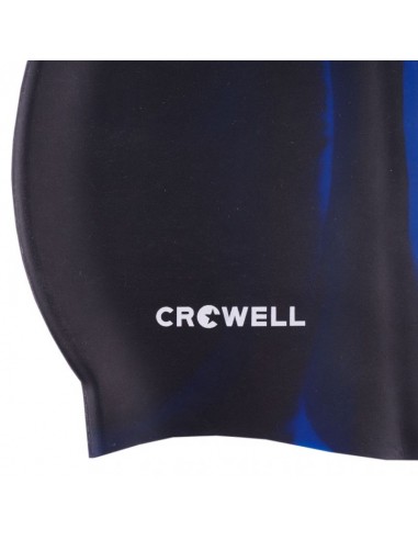 Crowell Multi-Flame-11 silicone swim cap