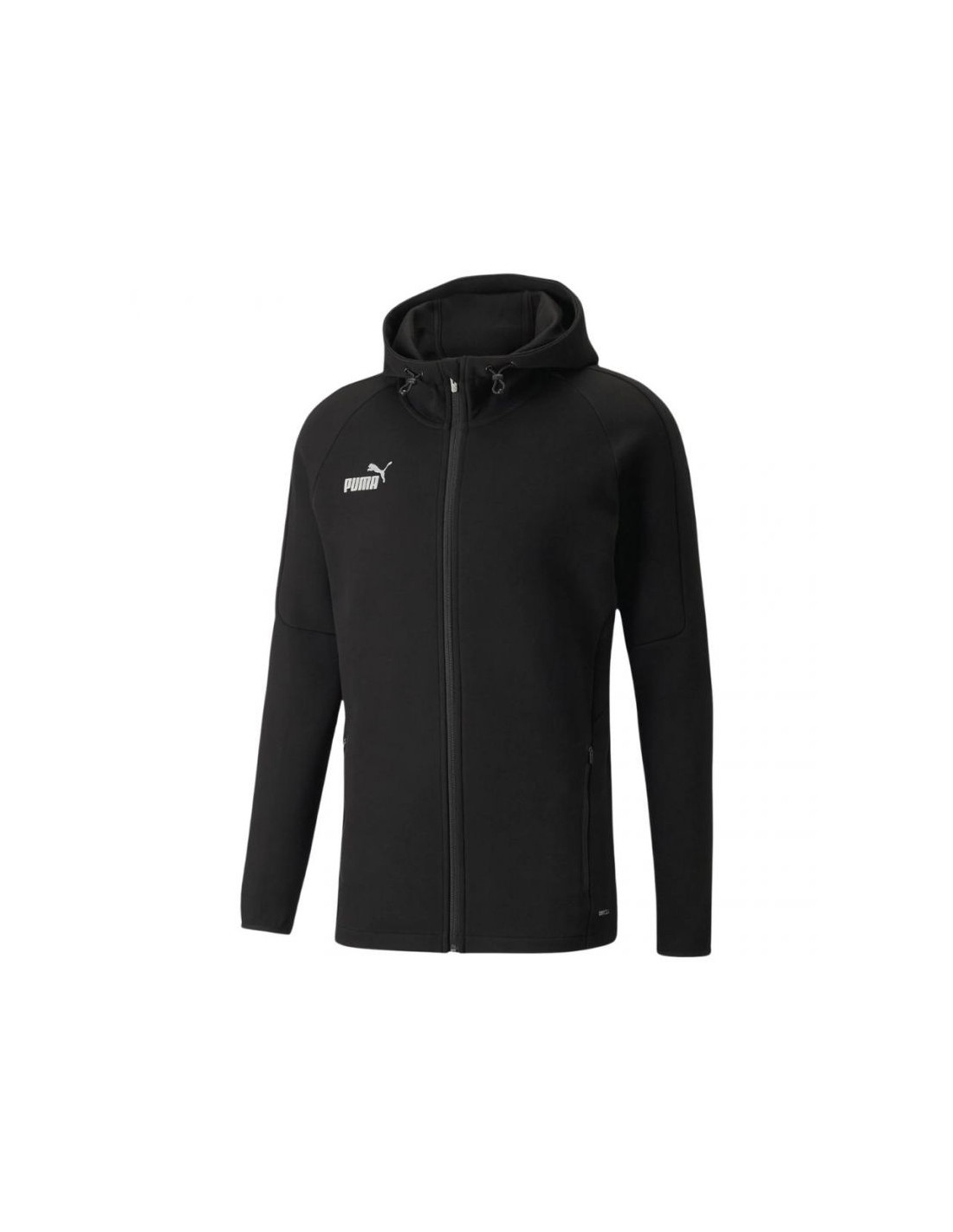 Puma TeamFinal Ανδρική Ζακέτα με Φερμουάρ και Κουκούλα 