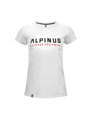 Alpinus Alpinus Chiavenna BR43936 Γυναικείο T-shirt Λευκό με Στάμπα