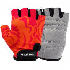 Cycling gloves Meteor Big Flower Jr 24181-24183