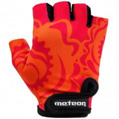 Cycling gloves Meteor Big Flower Jr 24181-24183
