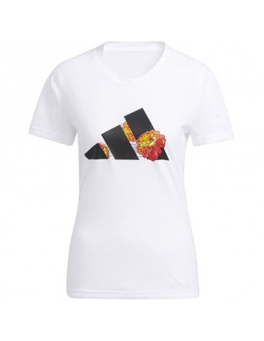 Adidas AERODRY Î“Ï…Î½Î±Î¹ÎºÎµÎ¯Î¿ Î‘Î¸Î»Î·Ï„Î¹ÎºÏŒ T-shirt Floral Î›ÎµÏ…ÎºÏŒ HA6659