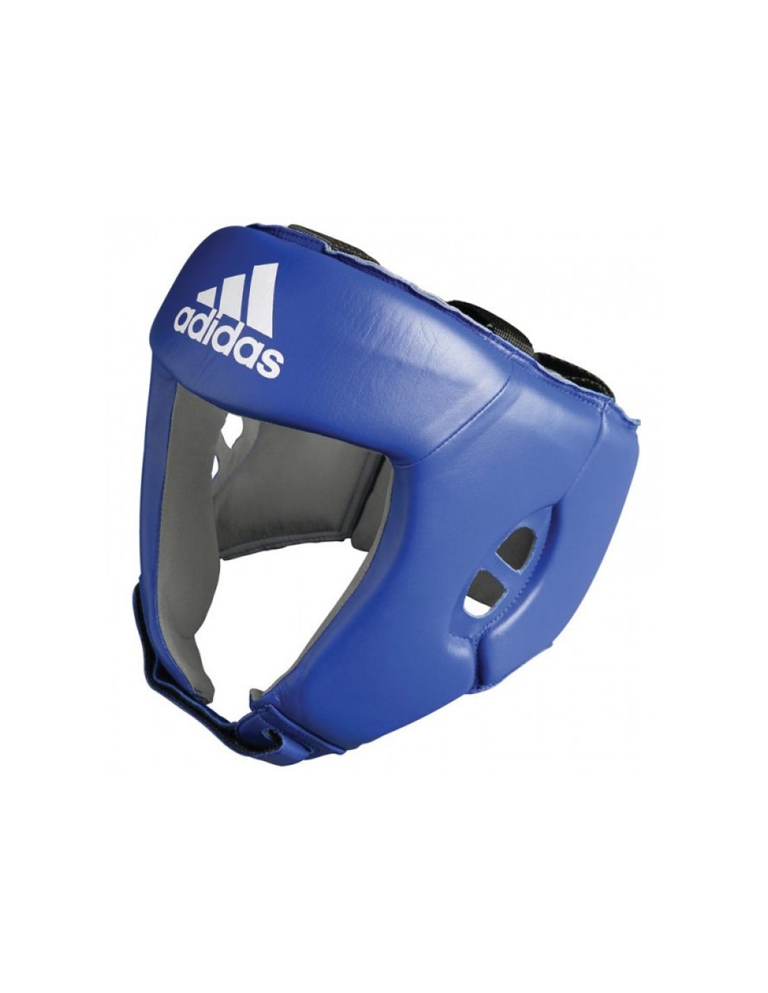 Adidas AIBAH1 Κάσκα Πυγμαχίας Ενηλίκων Aνοιχτού Τύπου Δερμάτινη Μπλε