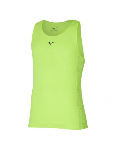 Mizuno Aero Training Ανδρική Αθλητική Μπλούζα Κοντομάνικη Κίτρινο Fluo J2GA200137