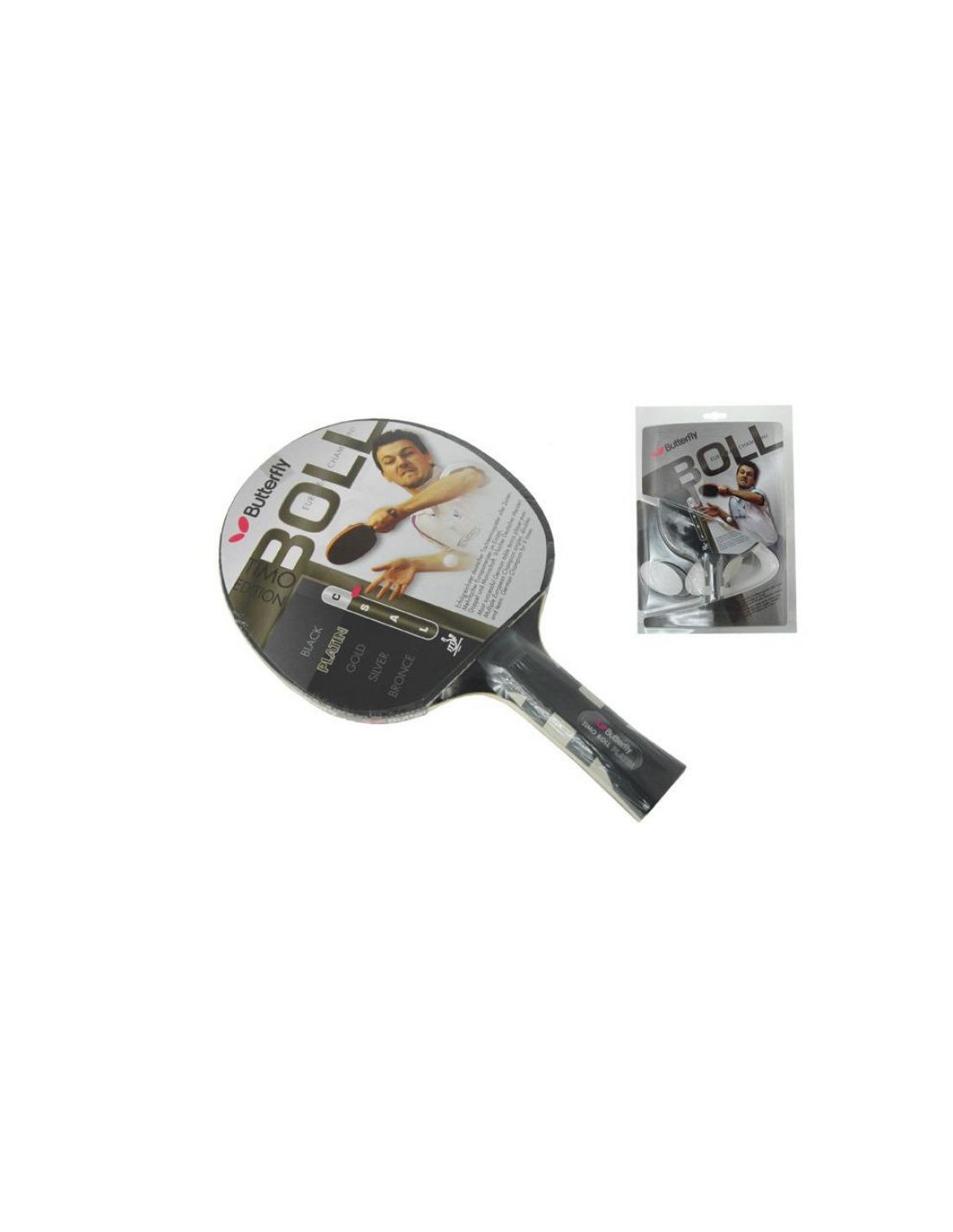 Butterfly Timo Boll Platin 85025 Ρακέτα Ping Pong για Προχωρημένους Παίκτες