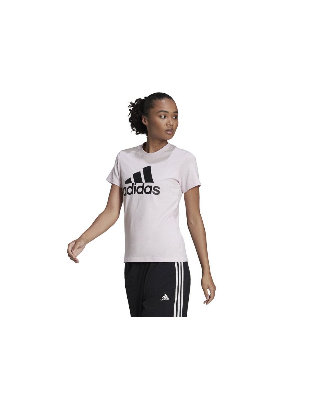 ADIDAS PERFORMANCE Adidas Loungewear Essentials Γυναικείο Αθλητικό T-shirt Almost Pink HC9274