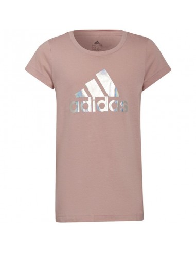Adidas Dance Metallic Παιδικό T-shirt Ροζ H57220