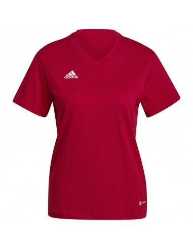 Adidas Î“Ï…Î½Î±Î¹ÎºÎµÎ¯Î¿ Î‘Î¸Î»Î·Ï„Î¹ÎºÏŒ T-shirt Î¼Îµ V Î›Î±Î¹Î¼ÏŒÎºÎ¿ÏˆÎ· ÎšÏŒÎºÎºÎ¹Î½Î¿ HC0441